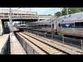 Amtrak Northeast Regional Departing Kingston, Rhode Island July 13th 2023