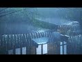 Fall Asleep in 3 Minutes with Heavy Rain & Thunderstorm Sounds at Night! || Relax & Sleep🌧☮