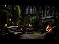 Stop Thinking About Unnecessary Things - Gentle Rain Sound & Relaxing Fireplace Helps to Sleep Well