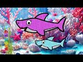 Draw and paint colorful Sharks step by step  Art tips for kids Toddlers