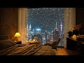 Smooth Piano Jazz in Cozy Bedroom 4K - Instrumental Music to Relax, Study, Work