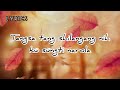 WAPONG TEROTO SANG ~ Tia Imsong | Lyrics Video | Ao love song