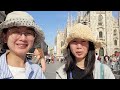 義大利自由行🇮🇹EP37｜米蘭最後巡禮的一天🥹｜米蘭舊城區半日遊 - 星巴克臻選米蘭烘培⼯坊、艾曼紐⼆世迴廊、感動的街頭表演、大教堂博物館🥰｜行李打包準備回台灣😆｜芒果這一家🥭