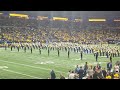 Michigan Marching Band at Halftime - Lucas Oil Stadium