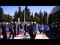 Águilas Doradas Marching Band en la ceremonia de graduación Centro Escolar Morelos 2022.