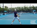 THE BEST Court Level Tennis Points You've Never Seen Before! (Compilation)
