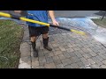 Pressure washing vlog #2 - Filthy pavers made clean!! Epic!