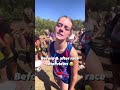 Before and after race interviews are the funniest videos I've ever watched!