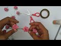 How to make flower crown at home | simple paper flower tiara | flower hairband