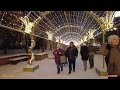 Christmas Walk Warsaw - Snow Warsaw 2022, Warsaw Winter 4K, City Walking Tour 4K [Poland]