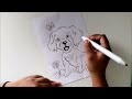 How to Draw Easy and Cute Puppy Dog| Step By Step Tutorial for Beginners