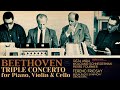 Beethoven - Triple Concerto for Piano, Violin & Cello (C.r.: Géza Anda, Pierre Fournier, W.S., F.F.)