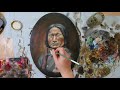 OIL PORTRAIT of a Native American || Time-Lapse