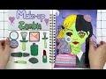 [🐾paper diy🐾] Makeup tutorials - Wednesday and Enid #1 | ASMR | Paper cosmetics | Paper DIY Plus
