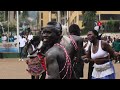 Acholi STUDENTS performing their cultural dance at kampala international university