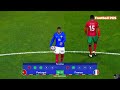 Portugal vs France - Penalty Shootout | UEFA Euro 2024 | Ronaldo vs Mbappe | PES Gameplay