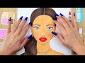 ASMR Makeup for Girl with PAPER cosmetics DIOR 💄 100% Sleep
