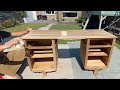 Neglected Vintage Desk gets a beautiful RESTORATION.