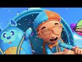 Blippi Learns About Giant Dinosaurs! | Blippi Wonders - Animated Series | Cartoons For Kids