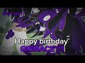 I know I'm late for Grimace Birthday but I did this vid anyways..... Happy Birthday Grimace!! 💜💜💜