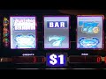 PINK Diamond Pays! Plus I played some NEW 3 Reel Slots! Lightning Wilds + Blazing 7s WOW Wheel!