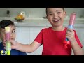 DIY Popsicles Ice Cream Fun with Calvin Kaison CKN