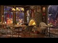 Christmas Happy Jazz Music in a Winter Coffee Shop Ambience 🎄 Smooth Piano Jazz Instrumental Music