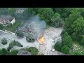 Video shows aftermath of Bel Air house explosion