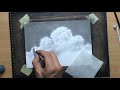 How to Draw Clouds in Charcoal