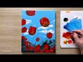 Tulip Garden Painting / Acrylic Painting / STEP by STEP