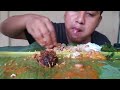 Pork delicious curry with kholar || Naga style Naga mukbang #nagavillagefood