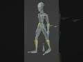 Low Poly Character Modeling in Blender (Check comments for the Tutorial Link)