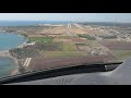 LANDING IN CYPRUS.  beautiful island.  PAPHOS airport