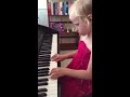 Five Year Old Juliet Brooke Campbell music composer