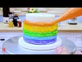 Miniature Cake Decorating ideas with Chocolate | How to Chocolate Heart Cake Colorful Decorating