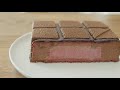 チョコレートベルベットケーキの作り方| Velvet Texture Chocolate Cake Recipe
