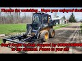 Laneway Grading with a John Deere 320G Skid Steer and Landleveler Attachment