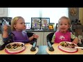 Twins try cranberry walnut salad