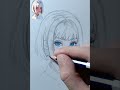 Learn how to draw an anime girl using the Loomis method