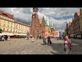 A walk around Wrocław. A beautiful historic city in Poland. 2023