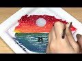 ❤️ Beautiful Lovely Night Easy to Paint I Relaxing Acrylic Painting For Beginners