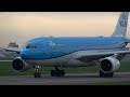 [4K] CLOSE-UP Planes landing, taxi and takeoff - Plane spotting at Amsterdam airport Schiphol!