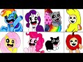 [ Drawing ] My Little Pony Happy Cat Meme Nyan Cat Vs Smiling Critters |Poppy Playtime Fanmade BY Me