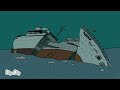 The sinking Wilhelm Gustloff |O naufragio do Wilhelm Gustloff