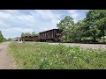 CSX SPMX Hopper train with old switchers