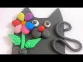 how to make super funy cat of super clay#polymerclay #diy #5minutecrafts #craft #clay #playdohfun