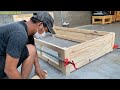 Creative Design – How To Build A  Storage Bed with Drawers