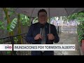 Tormenta tropical Alberto causa inundaciones en zonas de México