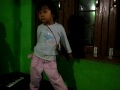 Once again: Kelsang dancing her way.