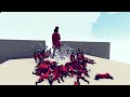 100x CAINE + 1x GIANT vs 1x EVERY GOD   Totally Accurate Battle Simulator TABS